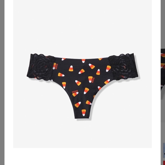 Victoria Secret Pink Candy Corn, PLUS 4 other Pairs of Panties.  NWT.  Large - Picture 2 of 8